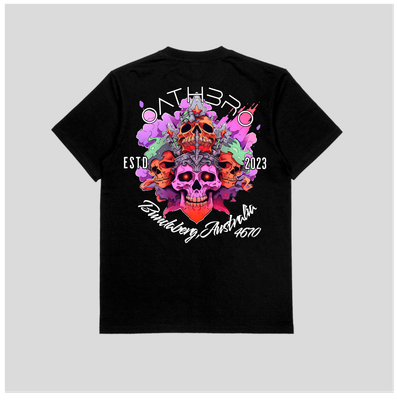 Skull 100% Cotton Semi Fitted custom T-shirt, OathBro