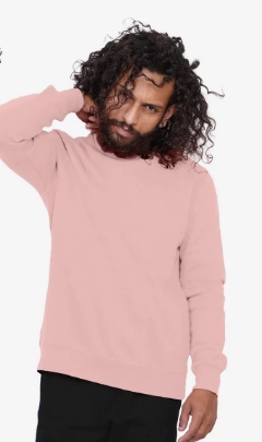 Unisex Powder Pink Sweatshirt (S,M,L,XL,2XL,3XL)
