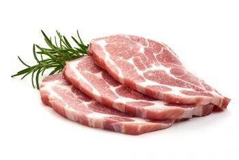 Chuletas de cuello cerdo (4 unidades, 800g aprox.)