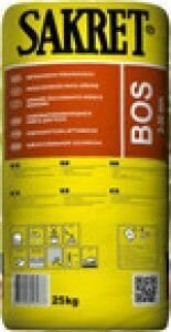BOS - maisījums betona grīdu izlīdzināšanai 25kg