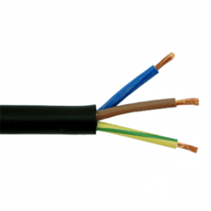 Elektrības kabelis Lokans OMY 5x2,5mm Melns