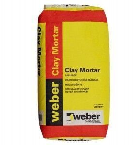 WEBER CLAY MORTAR 400C, karstumizturīga mūrjava