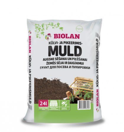 Biolan Augsne sēšanai un piķēšanai, 24L