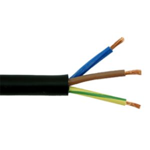 Elektrības kabelis Lokans OMY 4x1,5mm Melns Elektrības kabelis Lokans OMY 4x1,5mm Melns