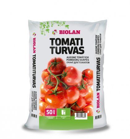 Biolan substrāts tomātiem, 50L Biolan substrāts tomātiem, 50L
