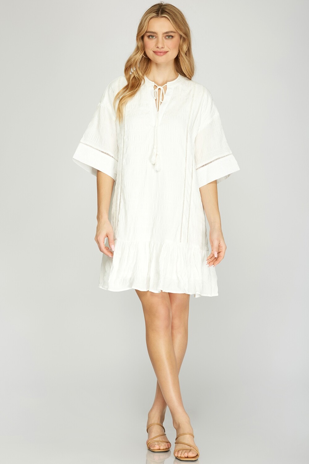 Off white mini dress Sy3681, Size: S