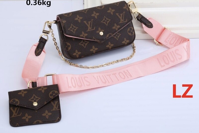 Lv purse with pink strap hotsell