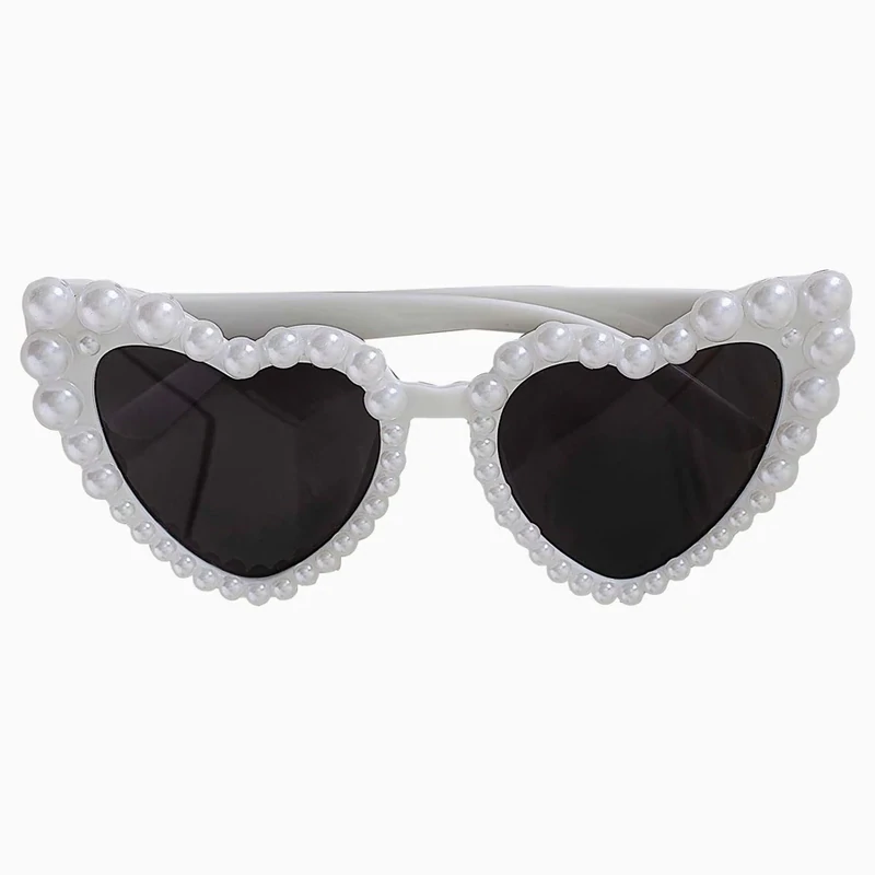 Gafas corazon para novia