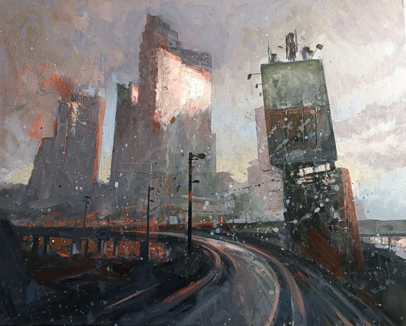 " Kuala Lumper Monsoon from Monorail "