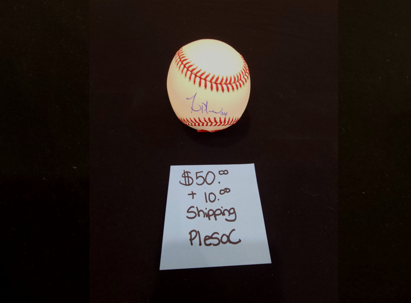 " Zach Plesac " Signed Baseball