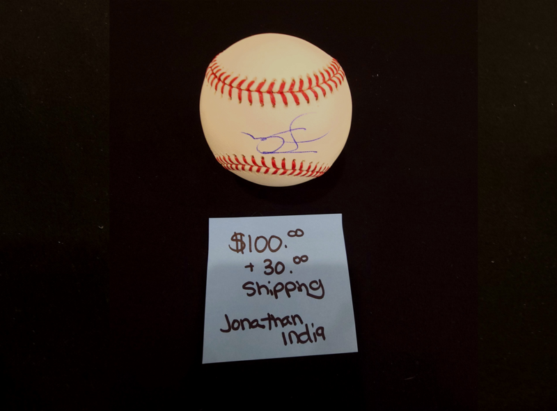 " Jonathan India " Signed Baseball