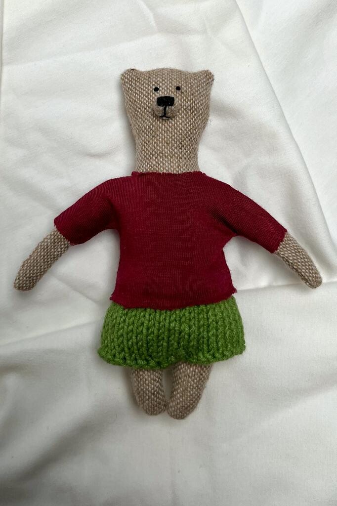 T-Shirt Rot für Babys (für 13 cm Baby Waldbewohner). Dekoartikel. Gebraucht