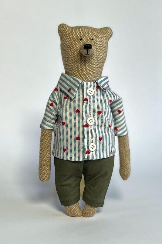 Mini Hemd Herzen 23 cm Baer