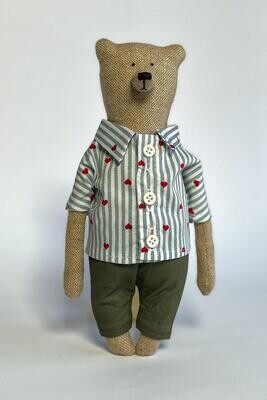 Mini Hemd Herzen 23 cm Baer