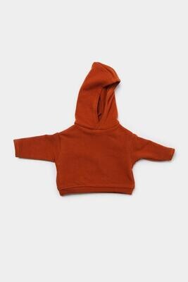 Classic Hoodie - Karamell - Braun. Kapuzenpullover fuer 40 cm Baeren Classic Hoodie - Karamell - Braun. Kapuzenpullover fuer 40 cm Baeren