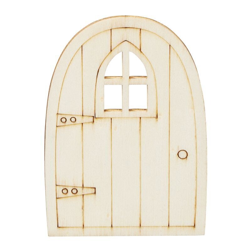 Miniatur Tür "Holte" - Holztür II. Wichteltür. DIY Zubehör. Wichtel Miniaturen. Feentür. Dekoartikel