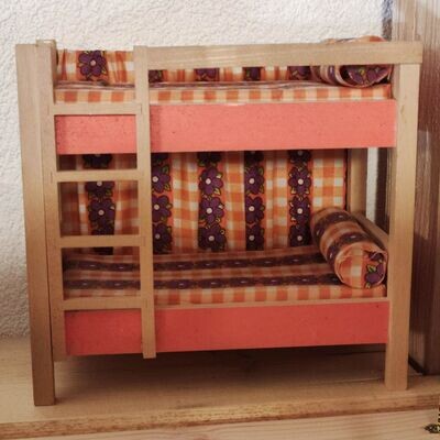 Doppelstockbett Wichtelhaus Vintage