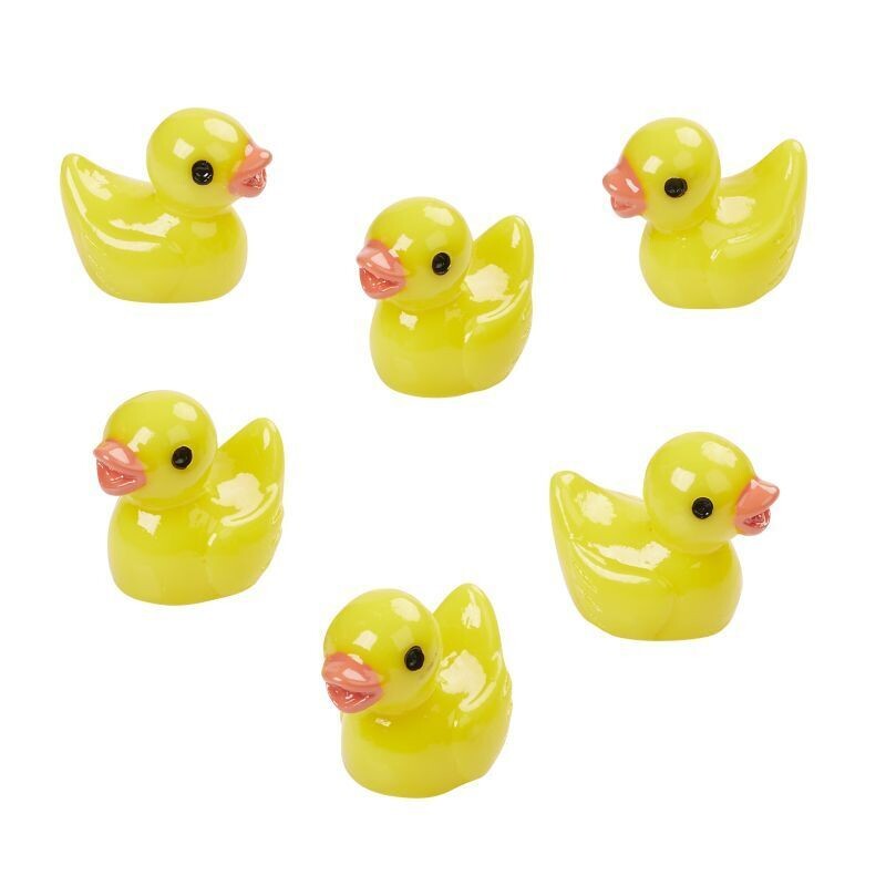 Badeenten, Miniatur Enten gelb, ca.1,5cm - Wichteltür Zubehör. Miniaturen. Dekoartikel