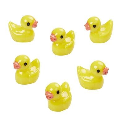 Badeenten, Miniatur Enten gelb, ca.1,5cm - Wichteltür Zubehör. Miniaturen. Dekoartikel