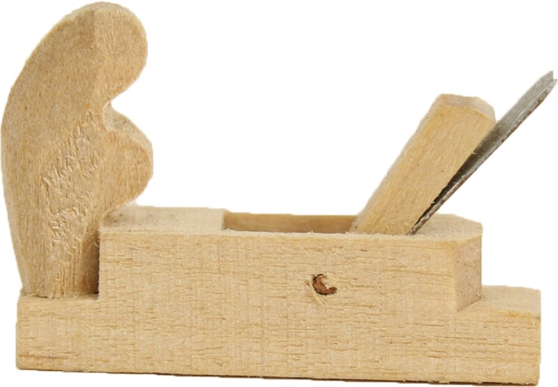 Miniatur Hobel 2,5 cm - Wichteltür Zubehör. Weihnachtskrippe. Dekoartikel