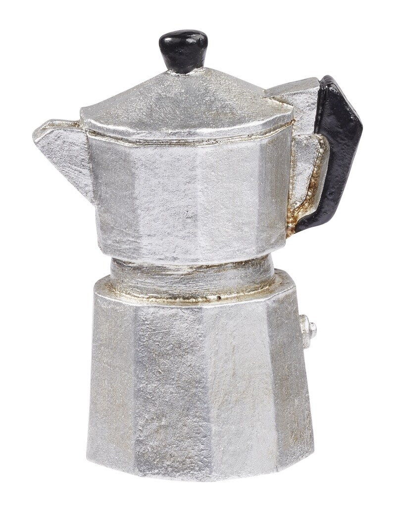 Miniatur Espresso-Kocher, ca. 4 cm. Wichteltür Zubehör. DIY. Dekoartikel