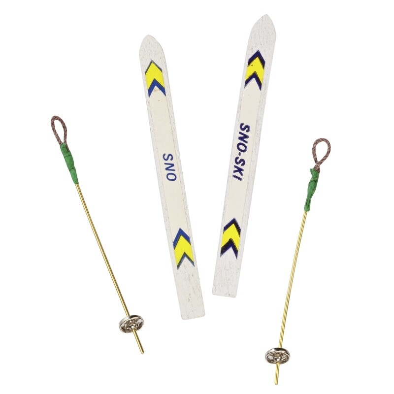 Miniatur Ski ca. 10cm. Dekoartikel