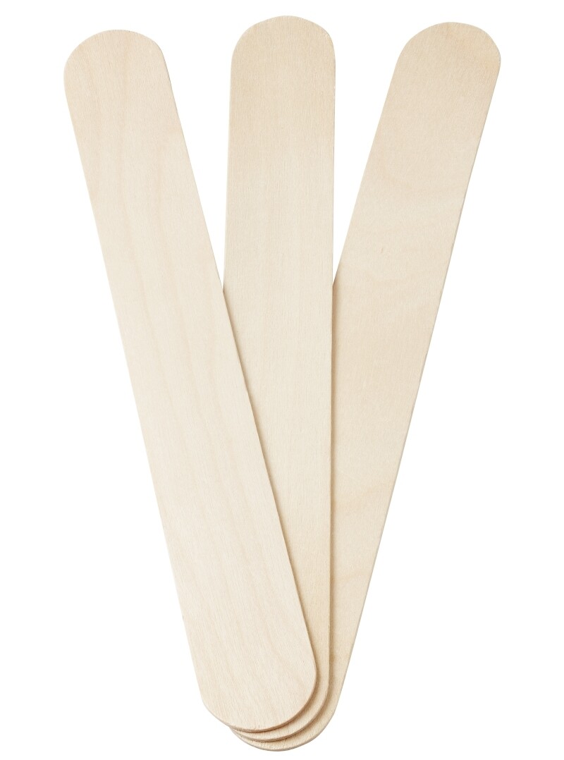 Holzspatel 30 x 250mm, Btl. a 10 St. Wichteltür Zubehör. DIY. Dekoartikel