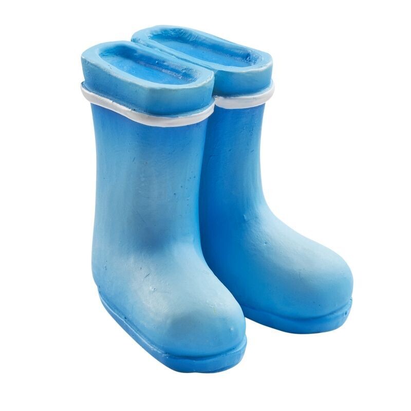 Miniatur Gummistiefel 3x3x3,5cm blau - Wichteltür Zubehör. Strandtag. Dekoartikel