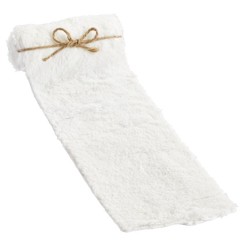 Plueschfellband weiss, 4cmx2m Plueschfellband weiss, 4cmx2m