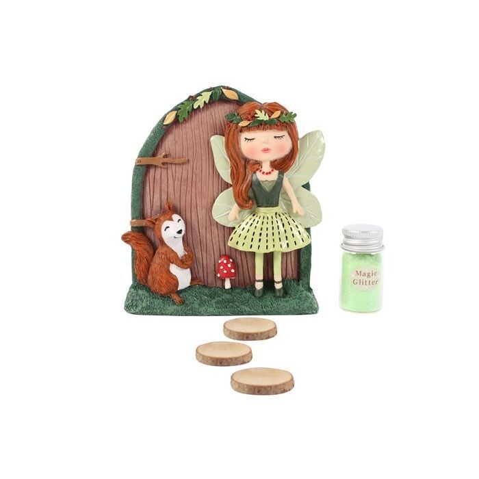 Scarlet and Sybil Fairy Door/ Feentür Geschenkset. Dekoartikel