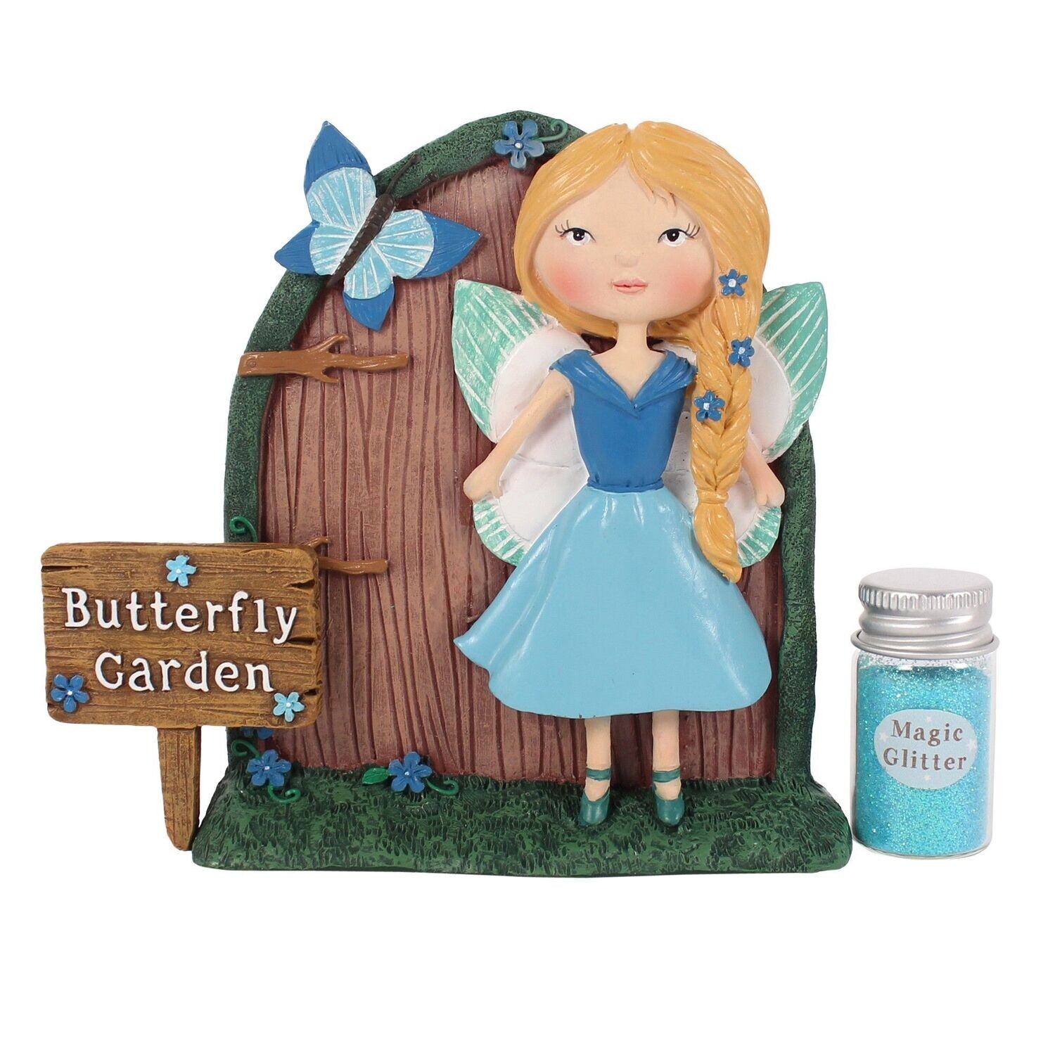 Amelia and Bluebell Feentür Geschenkset. Kunststoff. Dekoartikel