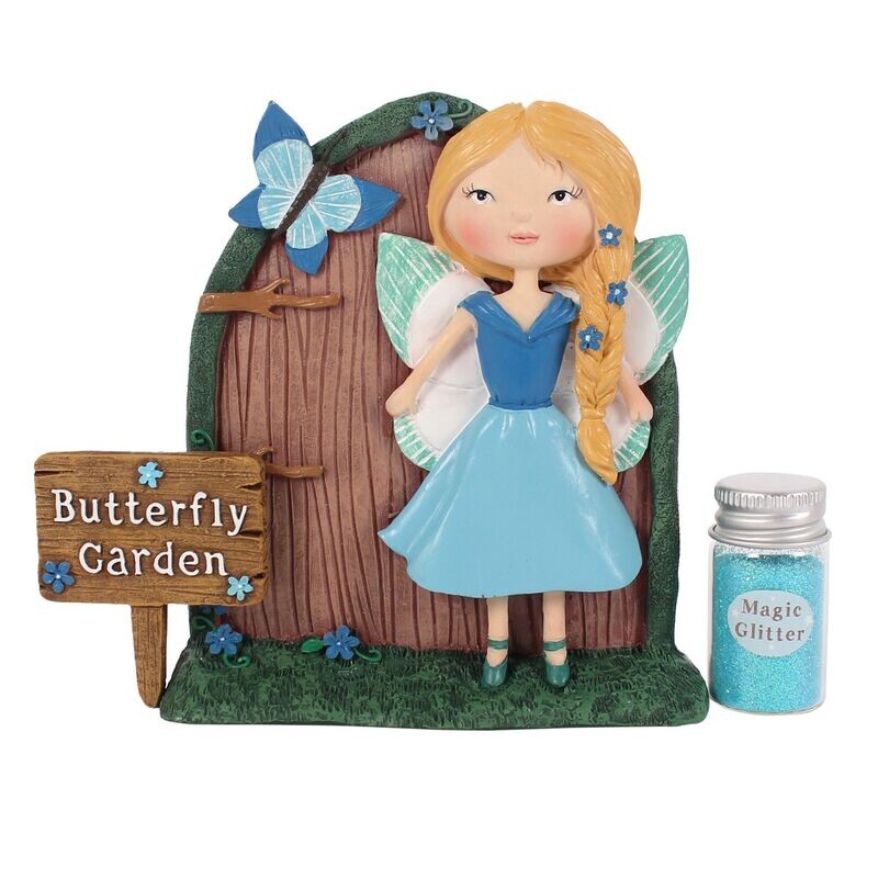 Amelia and Bluebell Feentür Geschenkset. Kunststoff. Dekoartikel