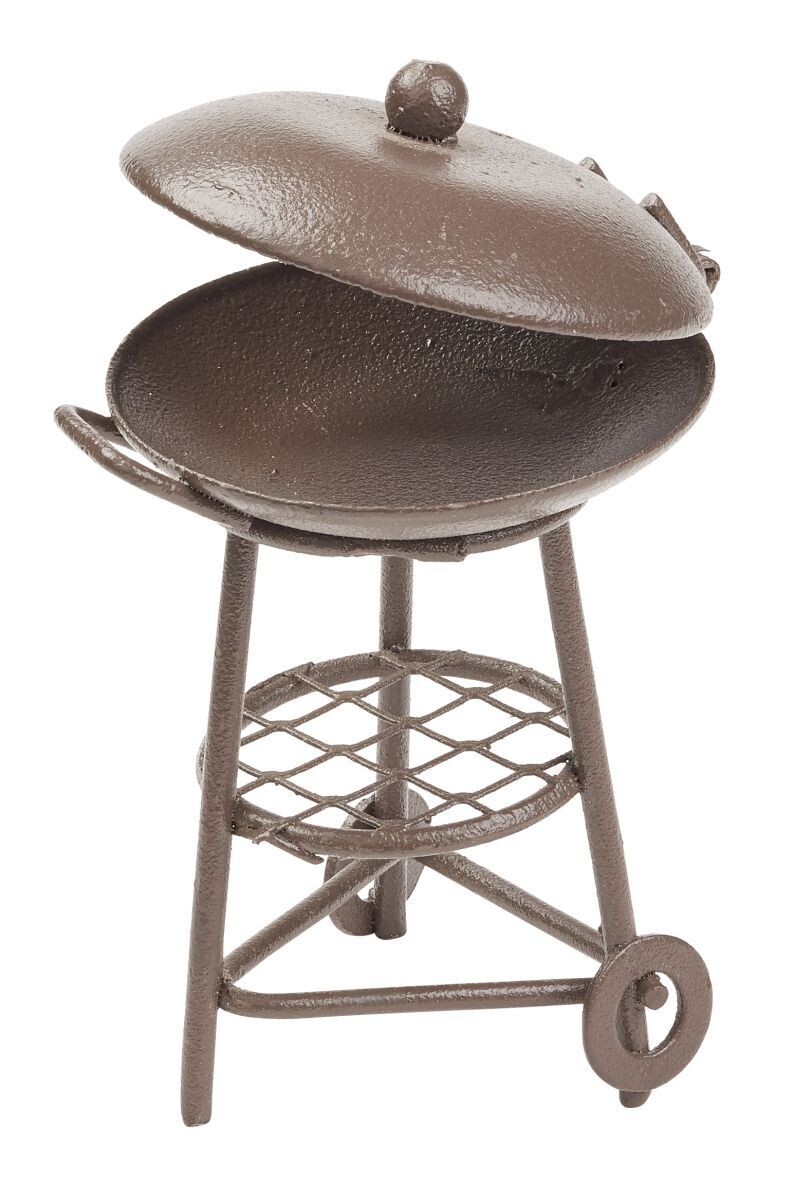 Mini Grill, ca. 6cm - Wichteltür Zubehör. Miniaturen. Dekoartikel