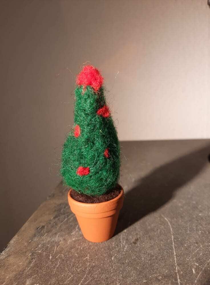 Weihnachtsbaum Mini Filz Gefilzter Miniatur Weihnachtsbaum