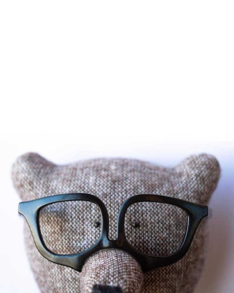 Mini Brille Schwarz 40 cm Baer
