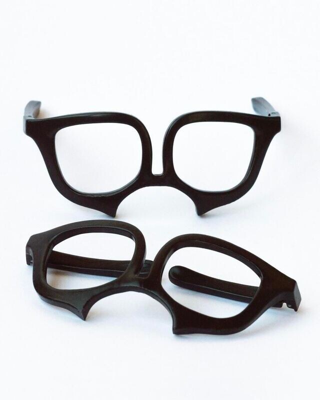 Brille Schwarz 40 cm Baer