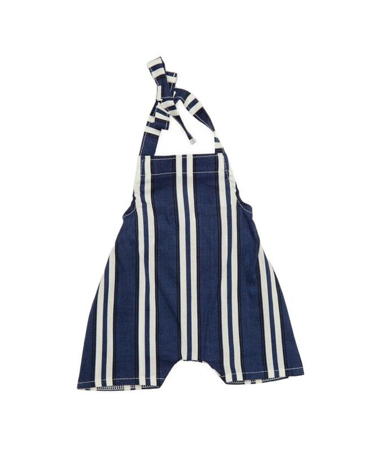 Sommerlicher Overall Blau (für 40 cm Bären). Hose. Baumwolle. Jumpsuit. Dekoartikel