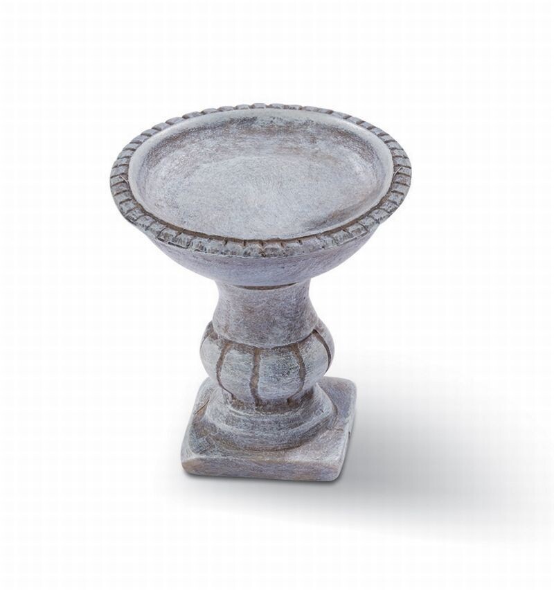 Miniatur Brunnen 5 x 4,7 cm. Vogeltränke. Wichteltür Zubehör. Miniatur Garten. Dekoartikel