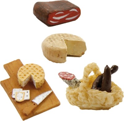 Miniatur Jausenset. Brotzeit. Picknick. Wichteltür Zubehör. Weihnachtskrippe Bedarf. Dekoartikel