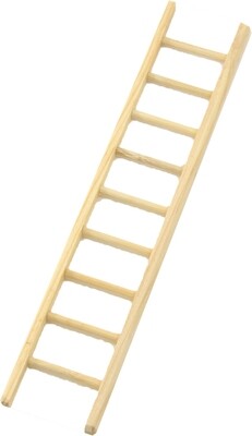 Miniatur Leiter lang 20 cm. Wichteltür Zubehör. Weihnachtskrippe. Dekoartikel