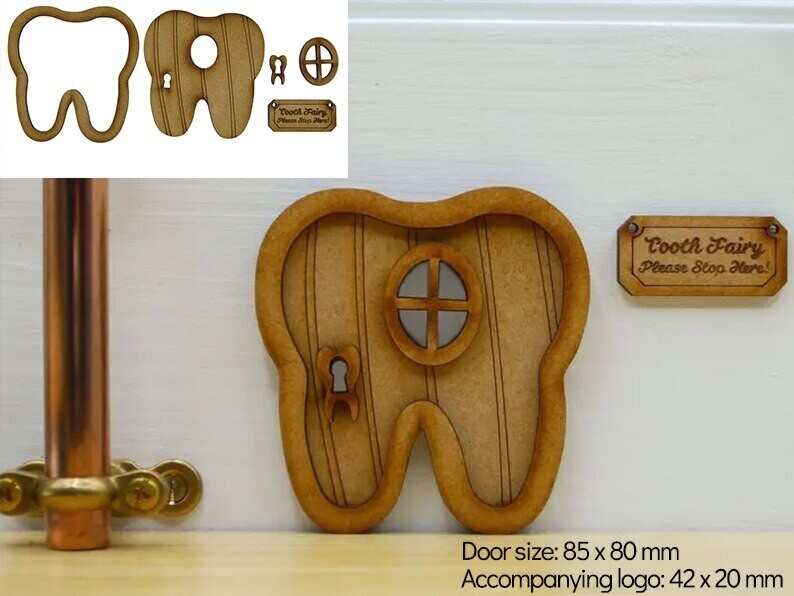 Miniatur Wichteltuer Set. 3 D. Zahnfee Miniatur Wichteltuer Set. 3 D. Zahnfee