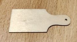Miniatur Holzbrett 5,8 cm - Wichteltür Zubehör. Dekoartikel Miniatur Holzbrett 5,8 cm - Wichteltür Zubehör. Dekoartikel