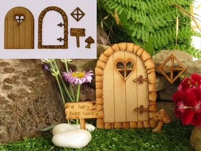Miniatur Wichteltuer Set A fairy lives here Miniatur Wichteltuer Set A fairy lives here
