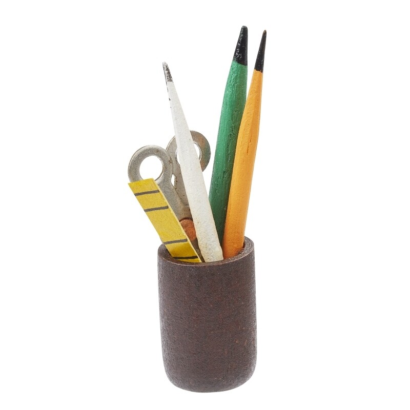 Miniatur Stiftebox, 0,8x2,8cm. Wichtelwerkstatt. Wichteltür Zubehör. Miniaturen. Dekoartikel