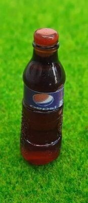 Miniatur Cola Flasche II, ca. 3,3 cm - Wichteltür Zubehör. Dekoartikel