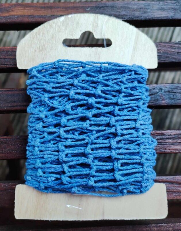Netzband, 13 x 100cm. Blau Netzband, 13 x 100cm. Blau