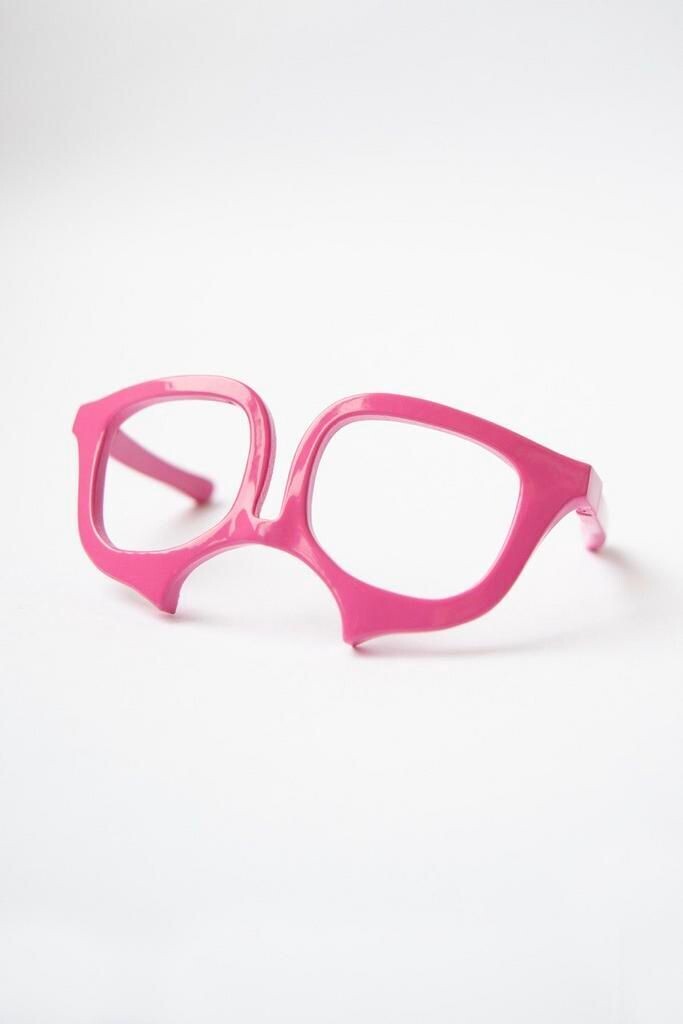 Brille Pink fuer Baeren 40 cm