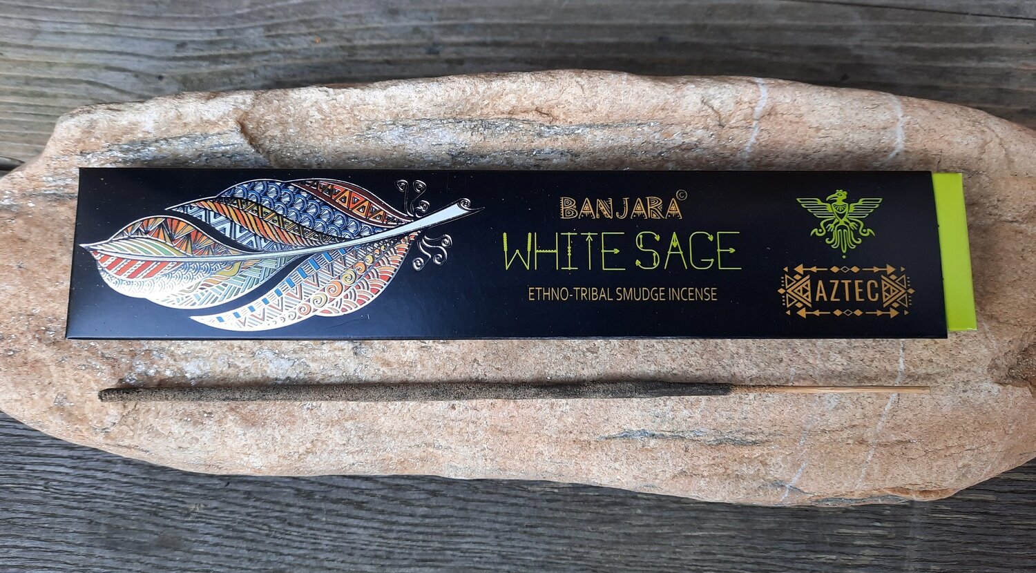 Banjara Aztec Natural Incense - White Sage/ Weißer Salbei Räucherstäbchen 15 g