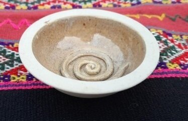 Räucherschale Spirale –dunkel