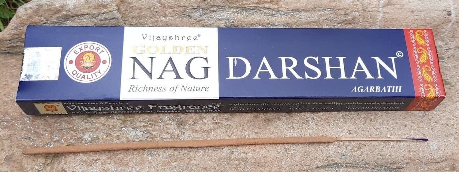 Golden Nag Darshan Räucherstäbchen 15 g